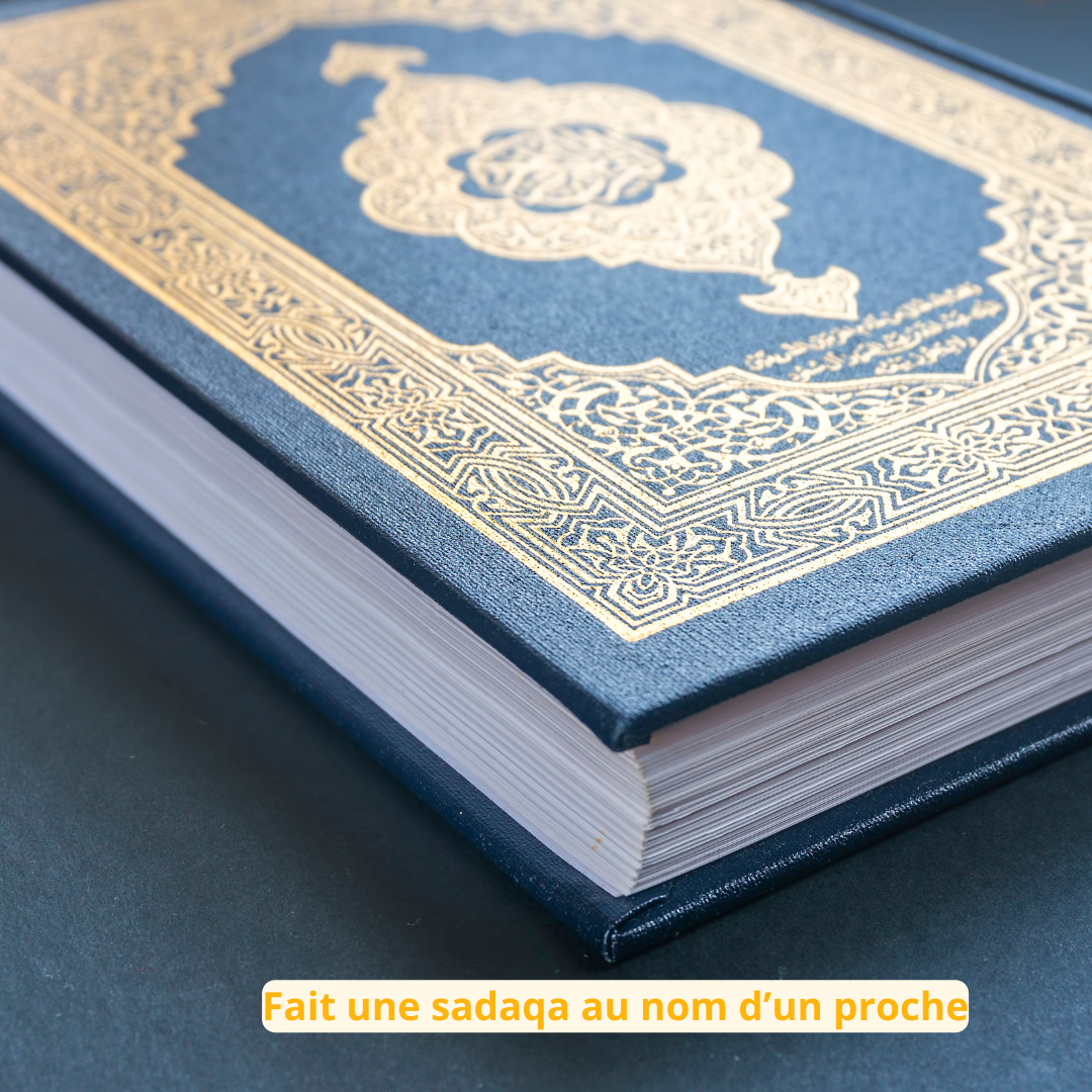 Fait une sadaqa au nom d’un proche copie Coran